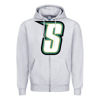Heather Grey siena saints Zipper Hoodie - linhVisuals