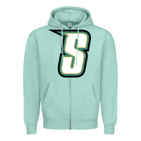 Seafoam siena saints Zipper Hoodie - linhVisuals
