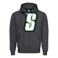 Smoke siena saints Zipper Hoodie - linhVisuals