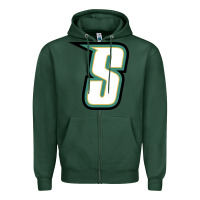 Sports Green siena saints Zipper Hoodie - linhVisuals
