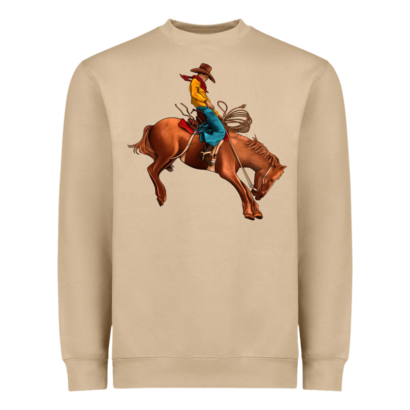 Cowboy Rodeo Heavyweight Sweatshirt by JahusDesignShop | Teevron