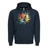 Navy chess t  shirt c h e s s i n k s p l a s h t  shirt Zipper Hoodie - linhVisuals