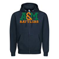 Navy florida a&m rattlers Zipper Hoodie - linhVisuals