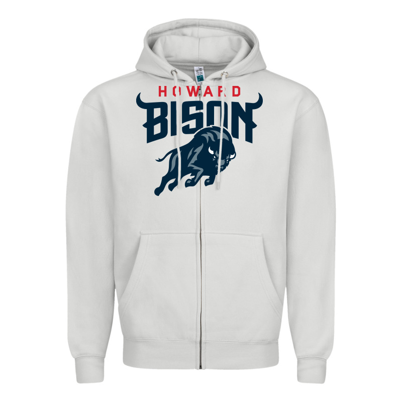 Howard Bison Zipper Hoodie by linhVisuals | Teevron