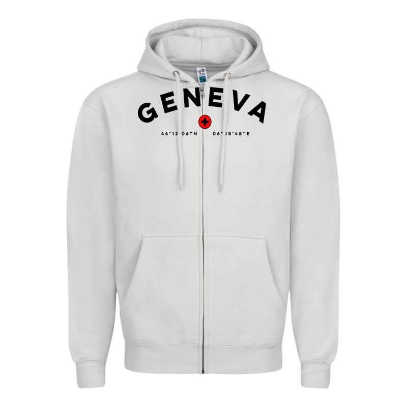 Geneva Switzerland Clothing Gifts And Souvenirs Zipper Hoodie by linhVisuals | Teevron