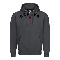 Smoke geneva switzerland clothing gifts and souvenirs Zipper Hoodie - linhVisuals