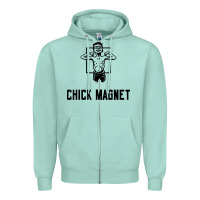 Seafoam chick magnet Zipper Hoodie - linhVisuals