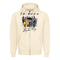 Sandshell Horror friends Zipper Hoodie - linhVisuals