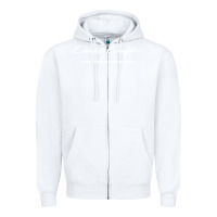 White chris boat company Zipper Hoodie - linhVisuals