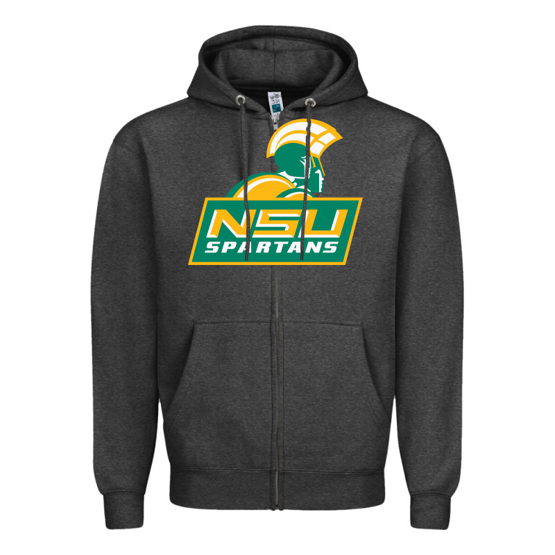 Norfolk State Spartans Zipper Hoodie by linhVisuals | Teevron