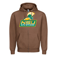 Chestnut norfolk state spartans Zipper Hoodie - linhVisuals