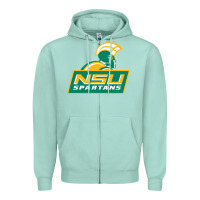 Seafoam norfolk state spartans Zipper Hoodie - linhVisuals