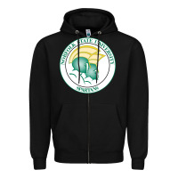 Black norfolk state spartans Zipper Hoodie - linhVisuals