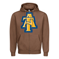 Chestnut north carolina a&t aggies Zipper Hoodie - linhVisuals