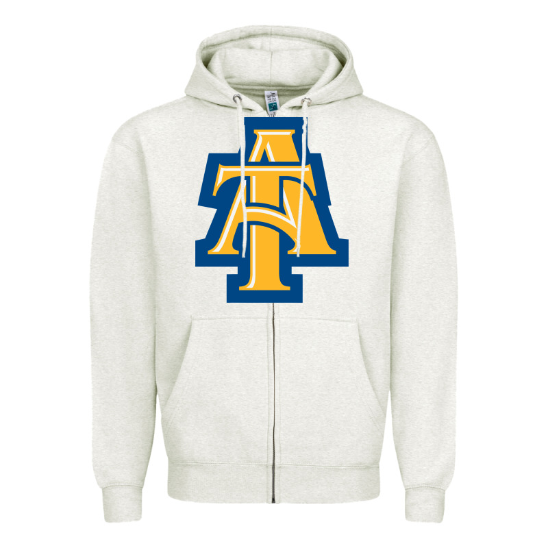 North Carolina A&t Aggies Zipper Hoodie by linhVisuals | Teevron