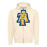 Sandshell north carolina a&t aggies Zipper Hoodie - linhVisuals