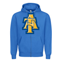 True Royal north carolina a&t aggies Zipper Hoodie - linhVisuals