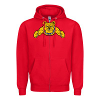 Red north carolina a&t aggies Zipper Hoodie - linhVisuals