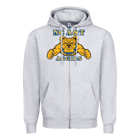 Heather Grey north carolina a&t aggies Zipper Hoodie - linhVisuals