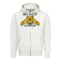 Oatmeal Heather north carolina a&t aggies Zipper Hoodie - linhVisuals