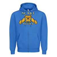 True Royal north carolina a&t aggies Zipper Hoodie - linhVisuals