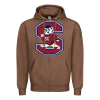 Chestnut south carolina state bulldogs Zipper Hoodie - linhVisuals