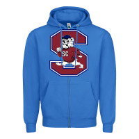 True Royal south carolina state bulldogs Zipper Hoodie - linhVisuals