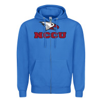 True Royal north carolina central eagles Zipper Hoodie - linhVisuals