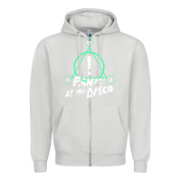 Dove Grey PANIC! AT THE DISCO Zipper Hoodie - linhVisuals