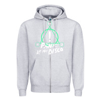 Heather Grey PANIC! AT THE DISCO Zipper Hoodie - linhVisuals