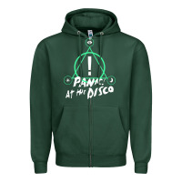 Sports Green PANIC! AT THE DISCO Zipper Hoodie - linhVisuals
