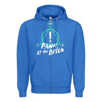 True Royal PANIC! AT THE DISCO Zipper Hoodie - linhVisuals