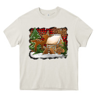 Cream Christmas cookies buffalo plaid Heavy Core Tee - Jasminsmagicworld