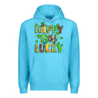 Ocean Blue happy go lucky Premium Hoodie - Artiststas