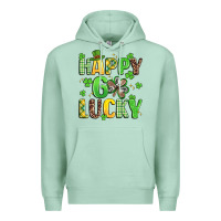 Seafoam happy go lucky Premium Hoodie - Artiststas