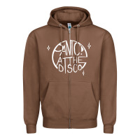Chestnut PANIC! AT THE DISCO Zipper Hoodie - linhVisuals