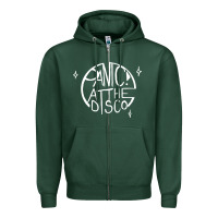 Sports Green PANIC! AT THE DISCO Zipper Hoodie - linhVisuals