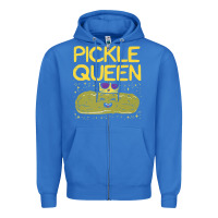 True Royal are you the pickle queen womens funny pickle gifts premium t shirt Zipper Hoodie - linhVisuals