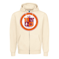 Sandshell virginia tech seal Zipper Hoodie - linhVisuals