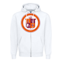 White virginia tech seal Zipper Hoodie - linhVisuals