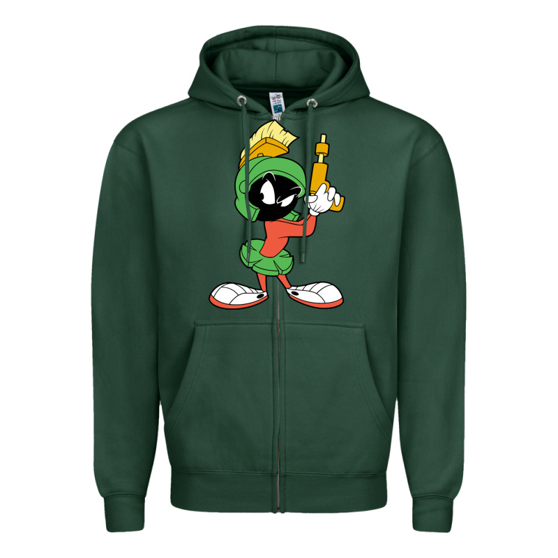 Marvin The Martian Looney Zipper Hoodie by linhVisuals | Teevron
