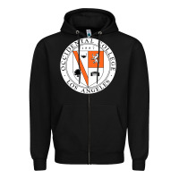 Black college of occidental Zipper Hoodie - linhVisuals