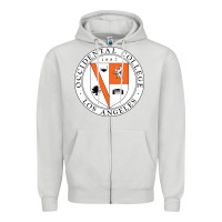 Dove Grey college of occidental Zipper Hoodie - linhVisuals