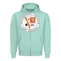 Seafoam college of occidental Zipper Hoodie - linhVisuals