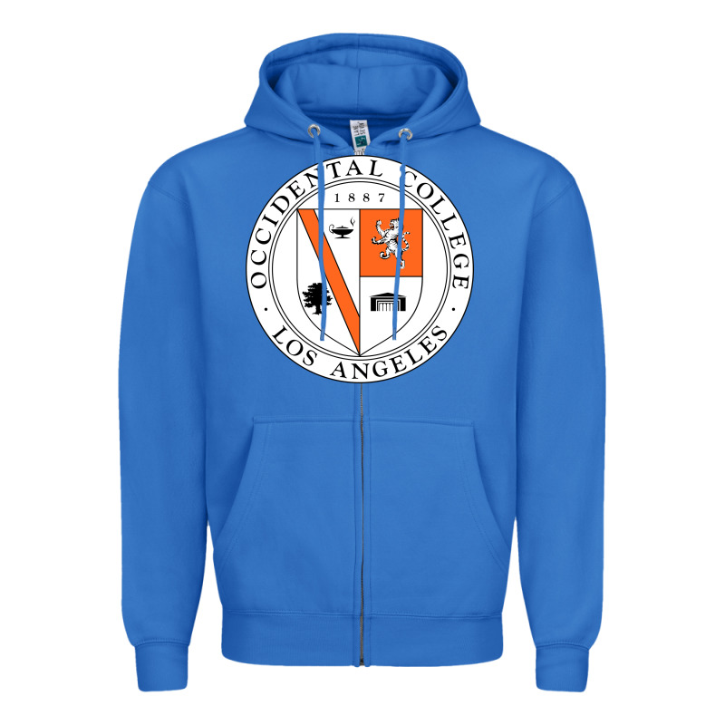 College Of Occidental Zipper Hoodie by linhVisuals | Teevron