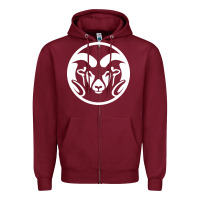 Burgundy colorado state rams Zipper Hoodie - linhVisuals