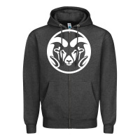 Charcoal Heather colorado state rams Zipper Hoodie - linhVisuals