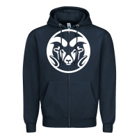 Navy colorado state rams Zipper Hoodie - linhVisuals