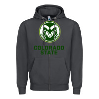 Smoke colorado state rams Zipper Hoodie - linhVisuals