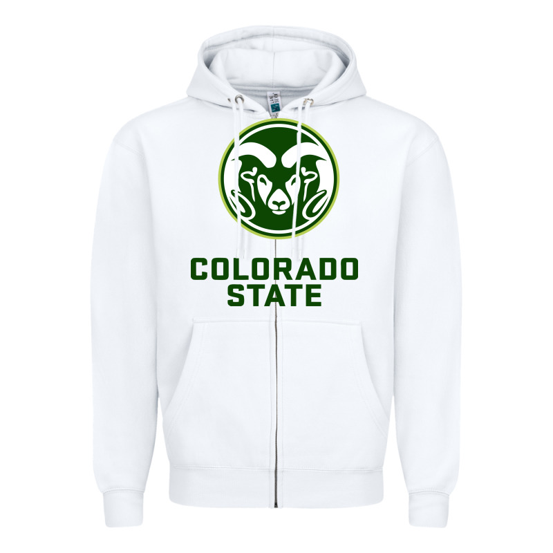Colorado State Rams Zipper Hoodie by linhVisuals | Teevron